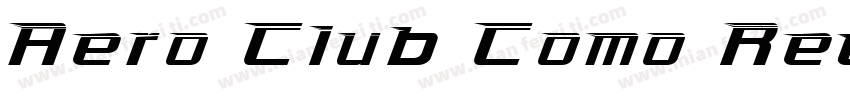 Aero Club Como Regul字体转换